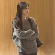 小紅書(shū)爆款巨好看的早秋冬裝日韓系氣質(zhì)一整套ootd穿搭連衣裙子女 單件毛衣[大碼女裝早秋季流行風(fēng) 均碼 S