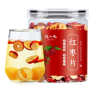 陳一凡 紅棗片 新疆無(wú)核去核棗片干棗圈茶花草茶罐裝125g