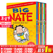 大內特1-8冊盒裝 英文原版 Big Nate 8-book Box Set 我們班有個(gè)搗蛋王漫畫(huà)搞笑故事集 兒童章節橋梁書(shū)英語(yǔ)讀物小屁孩日記作者推薦 大內特1-8冊盒裝（瑕疵 僅盒子破損）
