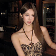 復古做舊十字架項鏈女小眾獨特設計中古鎖骨鏈波西米亞風(fēng)長(cháng)款配飾 