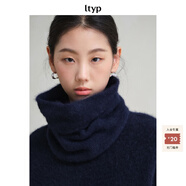 旅途原品ltyp 羊毛兔毛毛衣/針織開(kāi)衫/馬甲/圍脖極簡(jiǎn)毛織上衣女春 圍巾-伯爵藍 均碼