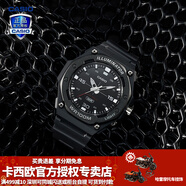 卡西歐（CASIO） 男表女表卡西歐手表男女情侶表學(xué)生時(shí)尚運動(dòng)表太陽(yáng)能雙顯電子表 MW-620H-1AVDF劍客-復古黑 新一代