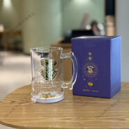星巴克（Starbucks）杯子2025年哈利波特聯(lián)名銘牌學(xué)院風(fēng)溫變馬克玻璃保溫杯禮盒 霍格沃茨玻璃杯配發(fā)光杯墊 900ml