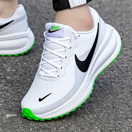 耐克（NIKE）男鞋2025冬季新款REVOLUTION 8休閑鞋運動(dòng)鞋網(wǎng)面透氣黑白跑步鞋 白色黑白金色藍綠HJ9198-105 42.5