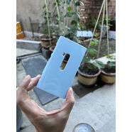 冉冉微軟諾基亞lumia920手機保護殼保護套硬殼彩色殼水晶透明殼 諾基亞920保護殼-淡藍色 諾基亞其他型號