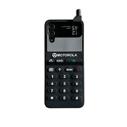 德威獅立體大哥大電話(huà)機適用三星ZFlip6折疊屏zflod7手機殼nova華為P50pocket2S情侶款OPPOFindN3翻蓋榮 立體浮雕 黑色摩托羅拉大哥大 三星Galaxy Z Flip3