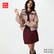 優(yōu)衣庫女裝休閑連帽短外套481600 11 粉紅色 M