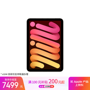 Apple/蘋(píng)果 iPad mini (A17 Pro) 8.3英寸 平板電腦(512G eSIM版/mini7/MYHJ3CH/A)星光色