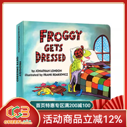 Froggy let's Gets Dressed 青蛙弗洛格 吳敏蘭書(shū)單 青蛙小吉低幼啟蒙認知 吳敏蘭書(shū)單 英文原版繪本 綠山墻 Froggylet'sGetsDressed