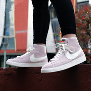 耐克（NIKE）新款男女鞋 Blazer Mid 麂皮 男子女子高幫運動休閑鞋板鞋 BQ6894-600  女鞋閃電速發(fā) 37.5