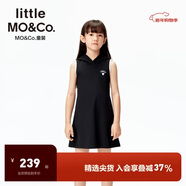 little MO&Co.防蚊 little moco童裝25夏新款女童連帽無(wú)袖背心連衣裙KBE2DRS015