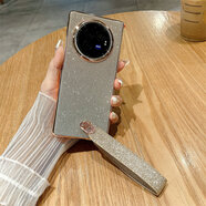 君禾雅適用華為mate x5 X3繁星腕帶VIVO X Fold3 pro手機套榮耀Magic Vs2 V保護殼OPPO Find N3 N2 N小米 金色 vivo X Fold3