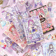 新款少女換裝貼紙手工可愛(ài)DIY少女益智玩具公主換裝貼紙書(shū)安靜書(shū) 經(jīng)典小本【土豪必選】夢(mèng)幻+青春+甜蜜+笙歌