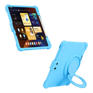 學(xué)而思適用原裝學(xué)而思學(xué)習機T4保護套S4硅膠軟殼2025新經(jīng)典款外殼T4 Pro旗艦機全包防摔Turbo手提四角防 全包旋轉橫豎支架藍色 學(xué)而思學(xué)習機S4 13.2英寸