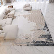 語(yǔ)森憶地毯客廳茶幾地墊臥室房間滿(mǎn)鋪衣帽間家用臟可 淺灰色升級版輕煙02推薦款高密度 2.4X3.4米加厚1.3厘米立體絨毛