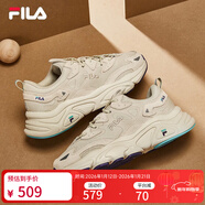 斐樂(lè ) 斐樂(lè )運動(dòng)鞋女MARS II 火星系列二代秋秋季時(shí)尚復古跑步鞋女 奶白/木薯粉-GT 37.5
