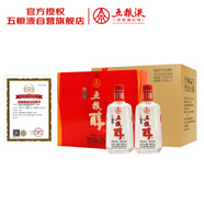 五糧液股份五糧醇紅淡雅濃香型白酒50度500mL*2 6盒整箱x2