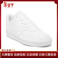 耐克（NIKE）男士運動(dòng)板鞋耐磨防滑輕便易清潔白色皮革與合成材質(zhì)鞋面 White 40