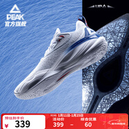 匹克態(tài)極音爆3.0籃球鞋實(shí)戰輕質(zhì)舒適包裹運動(dòng)鞋耐磨緩震比賽球鞋 【男款】激流配色-大白/暗藍 41