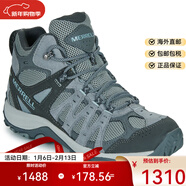 邁樂(lè )（Merrell）女鞋中幫戶(hù)外登山運動(dòng)鞋防滑透氣藍色新款爬山野外旅游鞋J135228 藍色 37