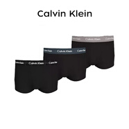 Calvin Klein CK 男士棉質(zhì)平角內褲 套裝套盒3條裝 U2664G QRV黑色 M