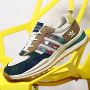 未知【廠(chǎng)牌】春秋季男鞋三葉草透氣網(wǎng)面運動(dòng)鞋休閑鞋輕便旅游鞋 黃色 AD9018米黃 38