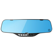 HP OMENF710后視鏡行車(chē)記錄儀 安霸A7晶片1296P高清夜視 停車(chē)監控功 黑色 官方標配 x 單鏡頭