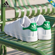 阿迪達斯（adidas）三葉草板鞋男鞋女鞋冬季款STAN SMITH小白鞋休閑鞋透氣運動(dòng)鞋 FX5502/史密斯小綠尾 36