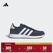 adidas RUN 60s 2.0復古休閑舒適跑步鞋男女阿迪達斯官方輕運動(dòng)   牛仔藍/白   42.5