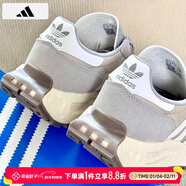 阿迪達斯（adidas）三葉草男鞋 25冬季新款運動(dòng)鞋休閑透氣網(wǎng)面老爹鞋緩震跑步鞋子男 灰/淺褐色/白/老爹鞋 44.5 275mm