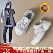 ZHR登山鞋女冬季戶(hù)外運動(dòng)鞋女加絨厚底休閑女鞋 KD03A 灰色 35