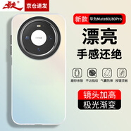 暴走適用華為mate80pro手機殼 華為Mate80保護套 硅膠軟邊簡(jiǎn)約透明防摔鐳射漸變高級磨砂殼