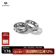 BABAMA【生日禮物男士】babama情侶古巴對戒飾品送男友生日新年禮物 情侶對戒