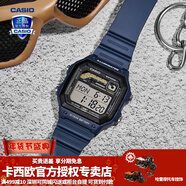 卡西歐（CASIO） 男表女表卡西歐手表男女情侶表學(xué)生時(shí)尚運動(dòng)表太陽(yáng)能雙顯電子表 WS-1600H-2AVPF宇宙藍 10年電量