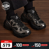 PALLADIUM帕拉丁花瓣鞋休閑鞋厚底時(shí)尚男女款老爹鞋99349 黑/銀/黑 40