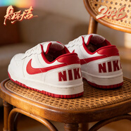 耐克（NIKE）男鞋板鞋 2026新款春季時(shí)尚運動(dòng)鞋舒適耐磨低幫運動(dòng)休閑鞋滑板鞋 BIG/白紅 【新年紅】 42