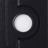 曲記星適用三星S8皮套X706保護套S8+旋轉PLUS外殼X800背殼X700支架全包 黑色 N8000/N8010(備)