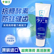 花王大白牙膏 日本進(jìn)口 固齒護牙齦除口腔異味清新口氣薄荷牙膏 【獅王酵素牙膏】超爽薄荷130g