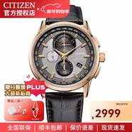 西鐵城CITIZE防水防磁藍寶石復古商務(wù)休閑光動(dòng)能表皮帶AT8113-12H AT8113-12H