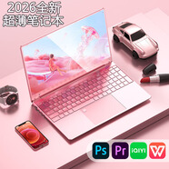澳典國行【2026款英特爾 指紋解鎖】筆記本電腦輕薄本粉色女大學(xué)生15.6英寸便攜手提電腦辦公上網(wǎng)AI本 【AI終端Book】全新英特爾16Pro 粉色 32G+1TB