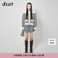DZZIT地素牛仔短裙褲秋冬甜辣少女風(fēng) 藍色 S