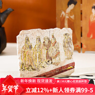 移博X陜西歷史博物館 盛世長(cháng)安冰箱貼陶瓷創(chuàng  )意金邊紀念品文創(chuàng  )伴手禮 鑒風(fēng)華·陶瓷冰箱貼