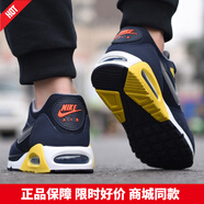 耐克（NIKE）官方艦店男鞋冬季新款運動(dòng)鞋AIR MAX氣墊緩震耐磨休閑跑步鞋 511416-400藍黃/AIR MAX氣墊 44