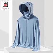 AEMAPE美國蘋(píng)果冰絲防曬衣男新款防紫外線(xiàn)戶(hù)外套輕薄透氣釣魚(yú)防曬服 9088-冰川藍【冰感防曬】 L 【建議110-130斤穿】