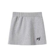 ANBIEM韓版時(shí)尚休閑減齡露肩套裝女一字肩收腰顯瘦短袖短裙長(cháng)褲一整套夏 上衣+短裙 套裝優(yōu)質(zhì)版 S