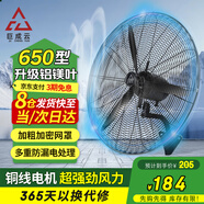 巨成云 工業(yè)風(fēng)扇搖頭電扇壁掛式 大功率工廠(chǎng)風(fēng)扇 650mm壁扇（鋁葉） 一臺價(jià)
