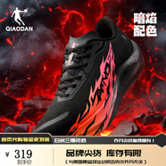 喬丹QIAODAN強風(fēng)2PRO運動(dòng)鞋男跑步鞋馬拉松旗艦競速碳板跑鞋體測鞋 黑色/閃亮橘 -暗焰-秋冬版 42.5