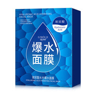 韓紀依姿露玻尿酸爆水面膜補水保濕控油滋潤細致毛孔面貼膜護膚品 五盒周期裝