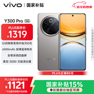vivo Y300 Pro 8GB+256GB 鈦色 國家補貼 6500mAh超薄藍海電池 全等深微四曲屏 AI 拍照 手機
