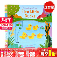 五只小鴨子Sing Along with Me Five Little Ducks英文原版繪本 歐美經(jīng)典兒歌童謠機關(guān)操作書(shū) 幼兒?jiǎn)⒚勺x本
